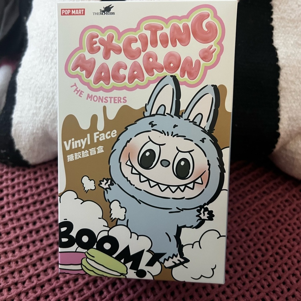 Sold‼️Labubu Exciting Macaron plush pendant